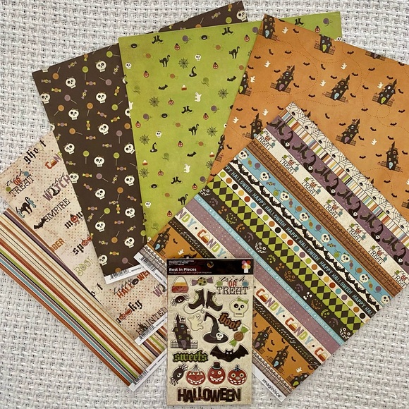 👻🎃 IMAGINISCE “HALLOWHIMSEY” SCRAPBOOKING BUNDLE. DISCONTINUED DESIGN! - Picture 8 of 12